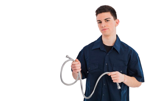 Professional HVAC technician at work